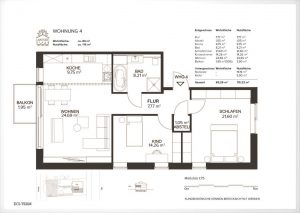 Grundriss Wohnung 4